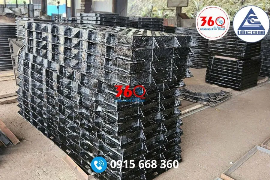 Nắp bể cáp gang tại Lào Cai