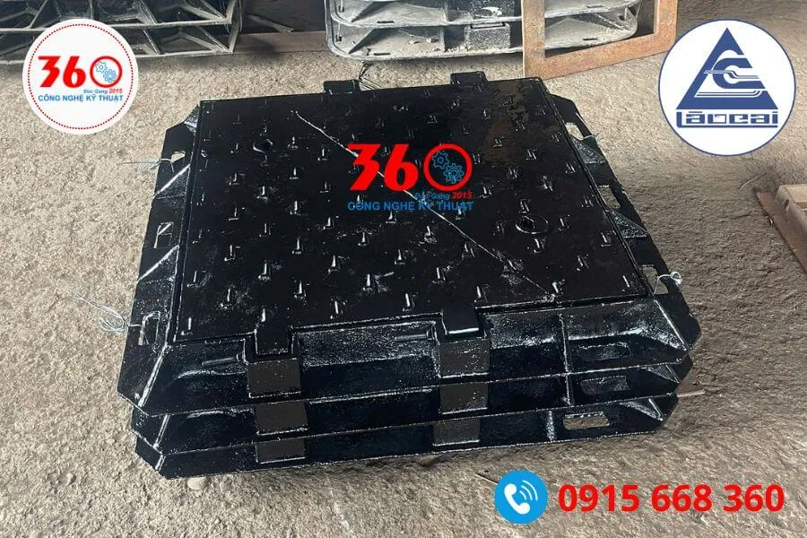 Nắp bể cáp gang tại Lào Cai