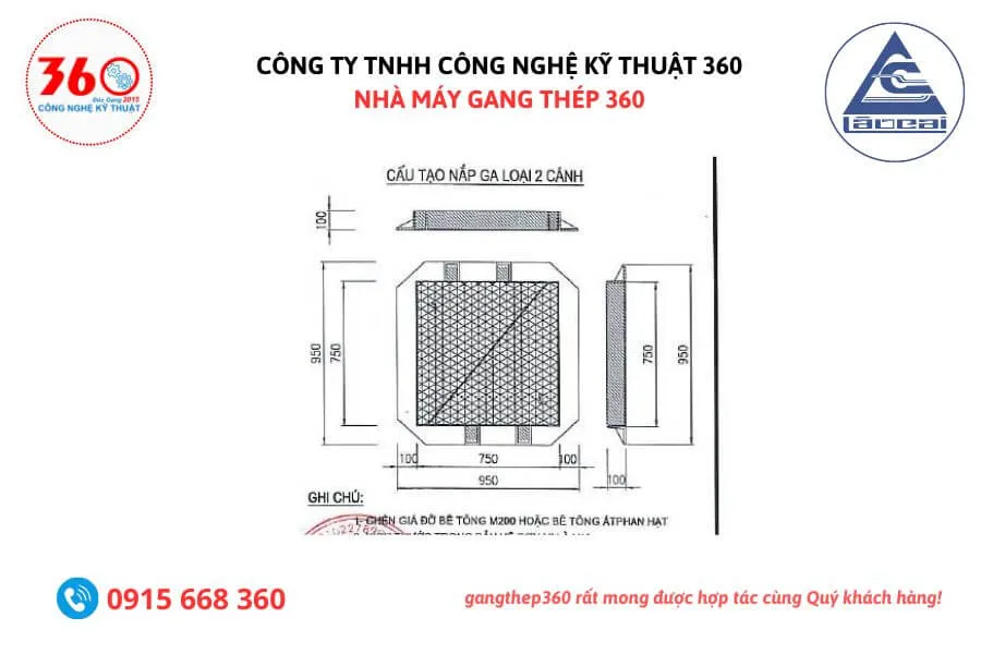 Nắp bể cáp gang tại Lào Cai