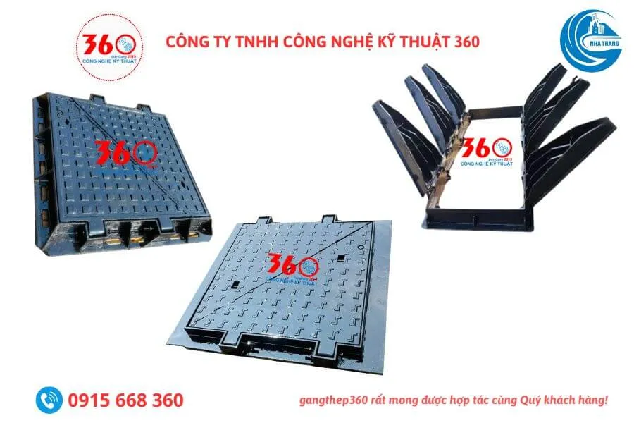 Nắp bể cáp gang tại Nha Trang