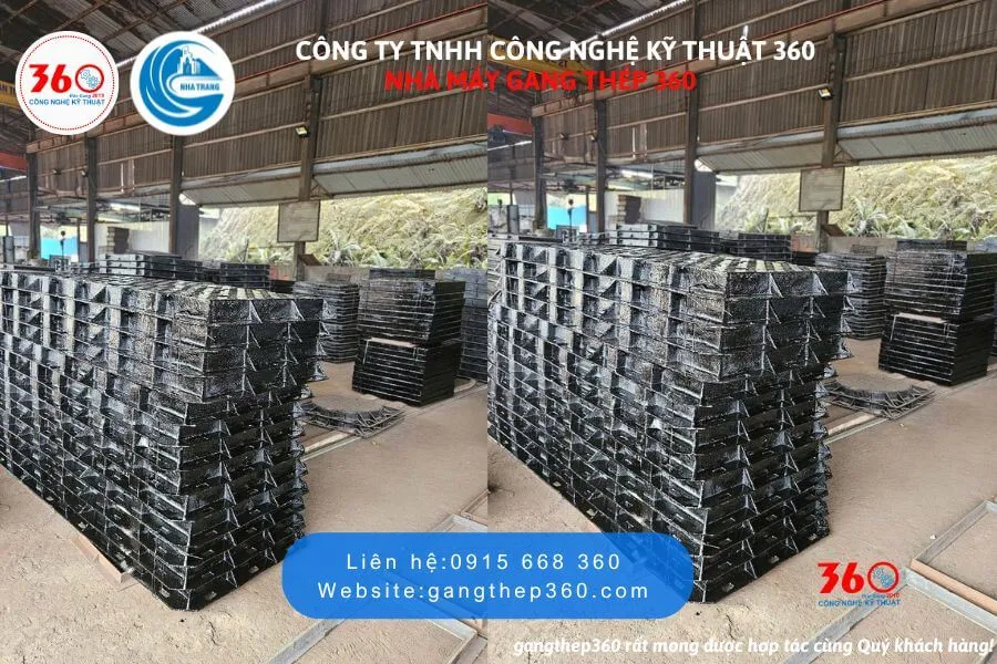 Nắp bể cáp gang tại Nha Trang