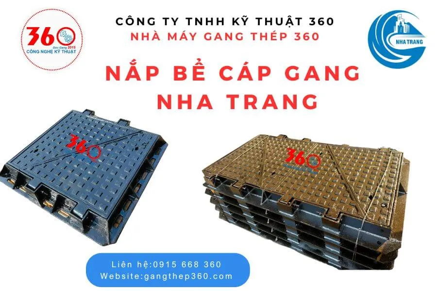 Nắp bể cáp gang tại Nha Trang