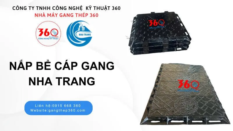 Nắp bể cáp gang tại Nha Trang