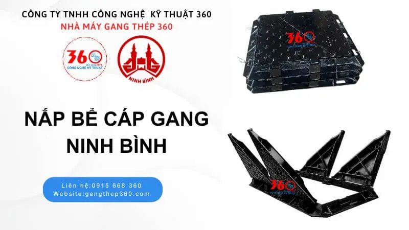 Nắp bể cáp gang tại Ninh Bình