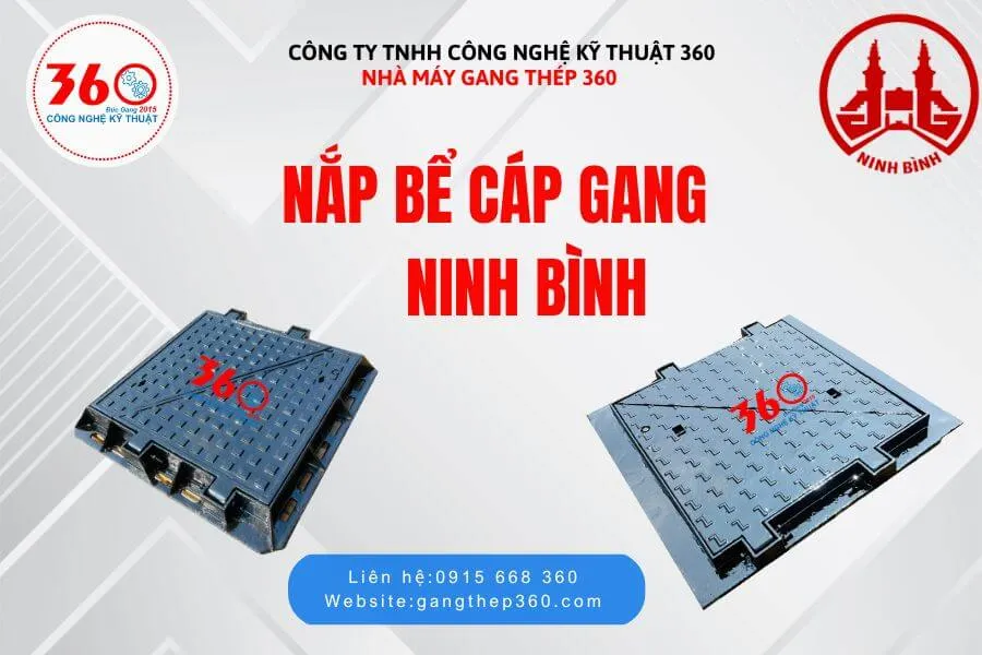 Nắp bể cáp gang tại Ninh Bình