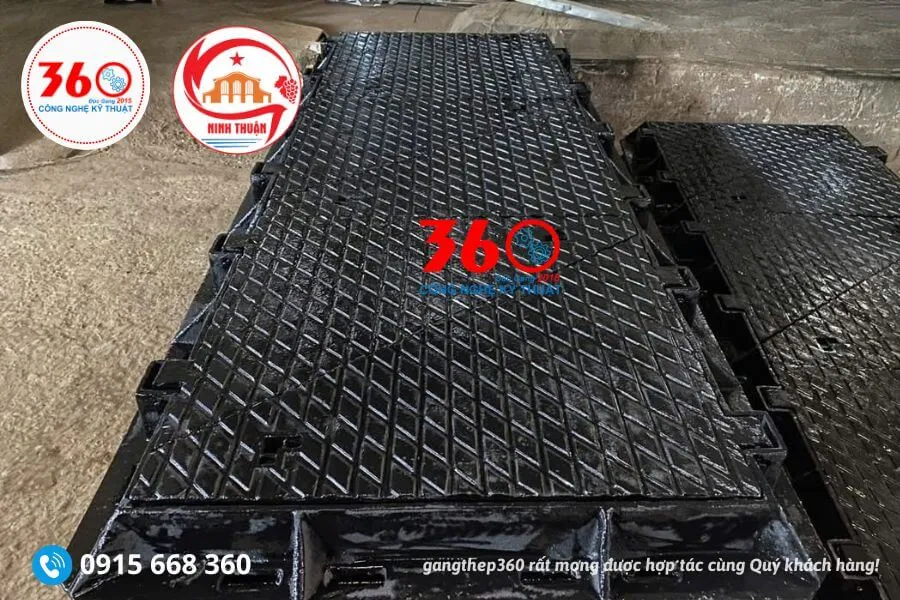 Nắp bể cáp gang tại Ninh Thuận