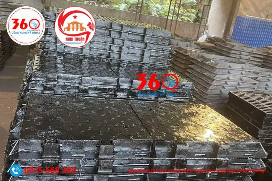 Nắp bể cáp gang tại Ninh Thuận