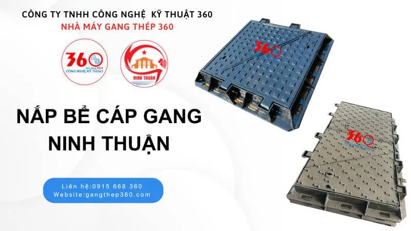 Nắp bể cáp gang tại Ninh Thuận