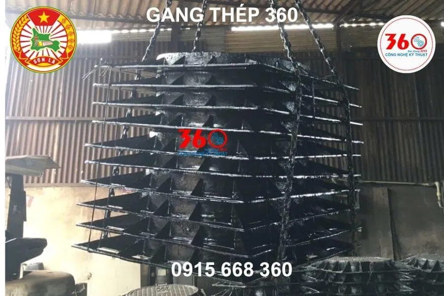 Nắp bể cáp gang tại Sơn La