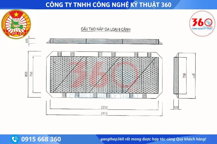 Nắp bể cáp gang tại Sơn La