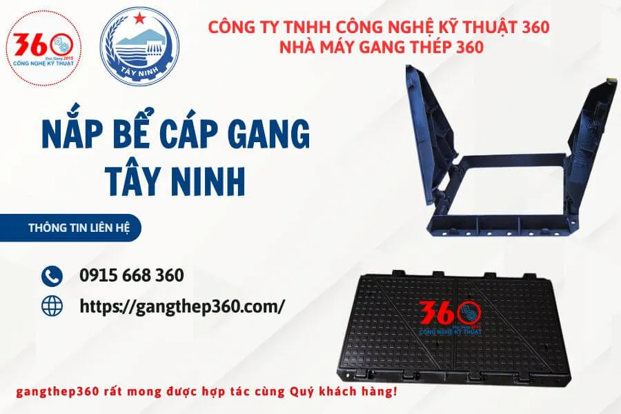 Nắp bể cáp gang tại Tây Ninh