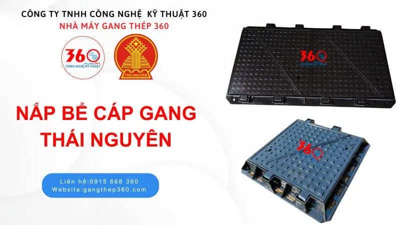 Nắp bể cáp gang tại Thái Nguyên