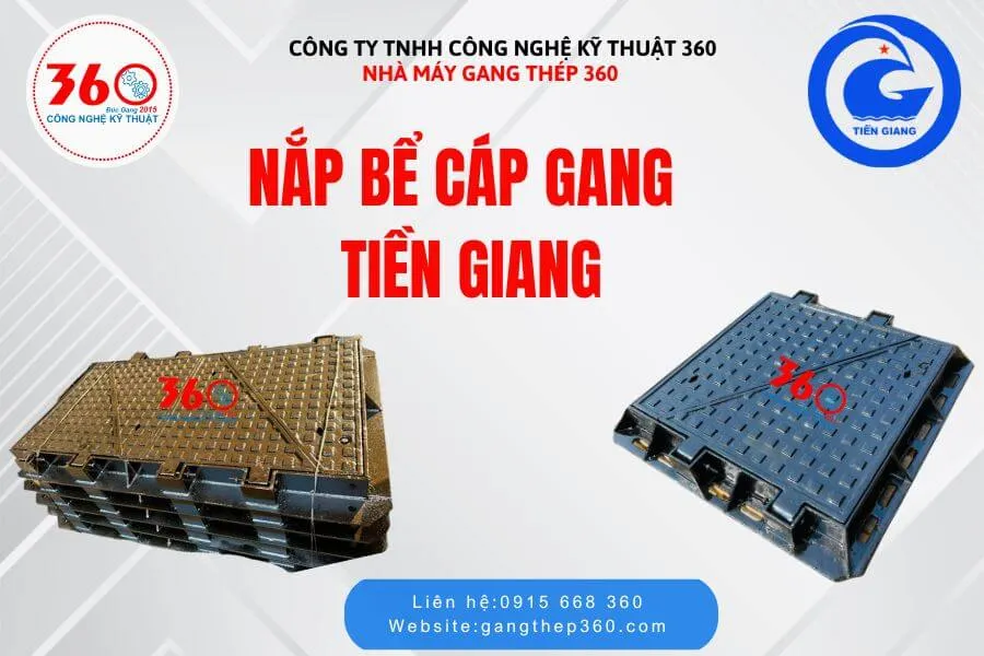 Nắp bể cáp gang tại Tiền Giang