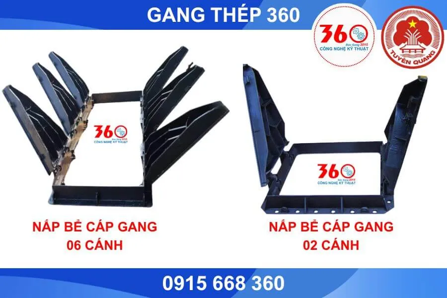 Nắp bể cáp gang tại Tuyên Quang
