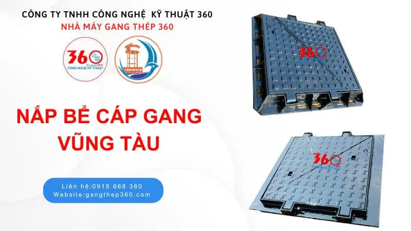 Nắp bể cáp gang tại Vũng Tàu