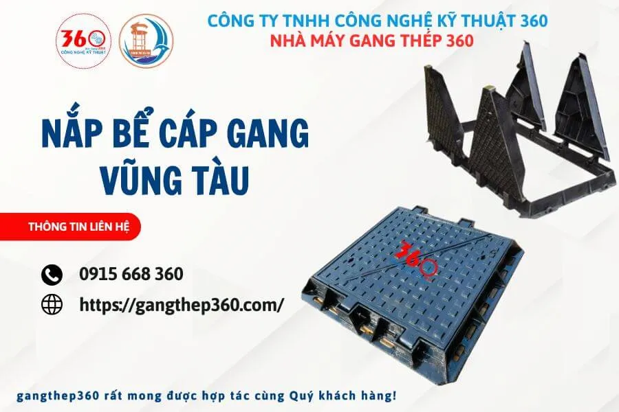 Nắp bể cáp gang tại Vũng Tàu