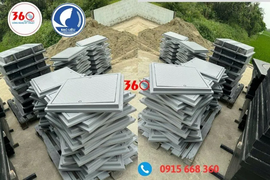 Nắp hố ga composite tại Bạc Liêu
