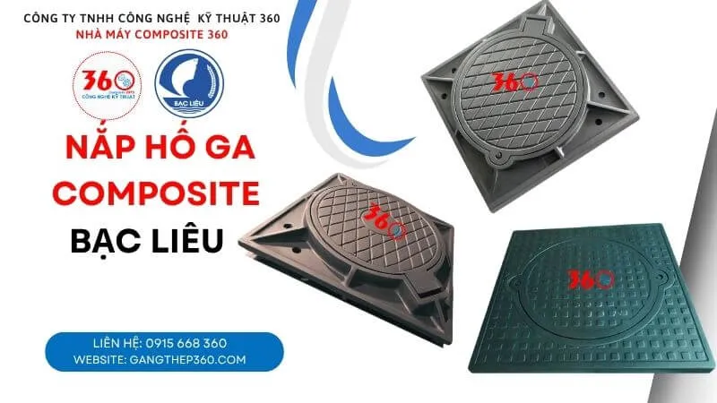 Nắp hố ga composite tại Bạc Liêu