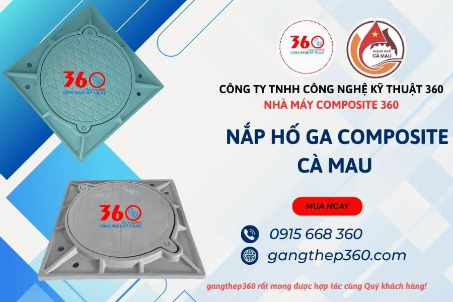 Nắp hố ga composite tại Cà Mau