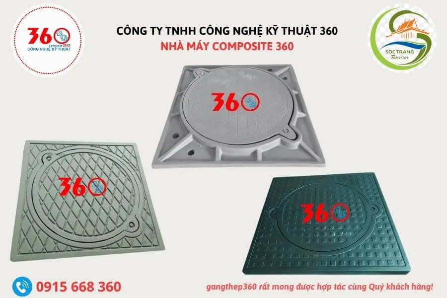 Nắp hố ga composite tại Sóc Trăng