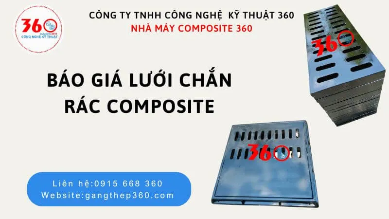 Báo giá lưới chắn rác composite