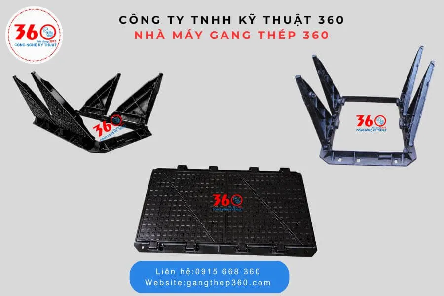 Báo giá nắp bể cáp gang 4 cánh