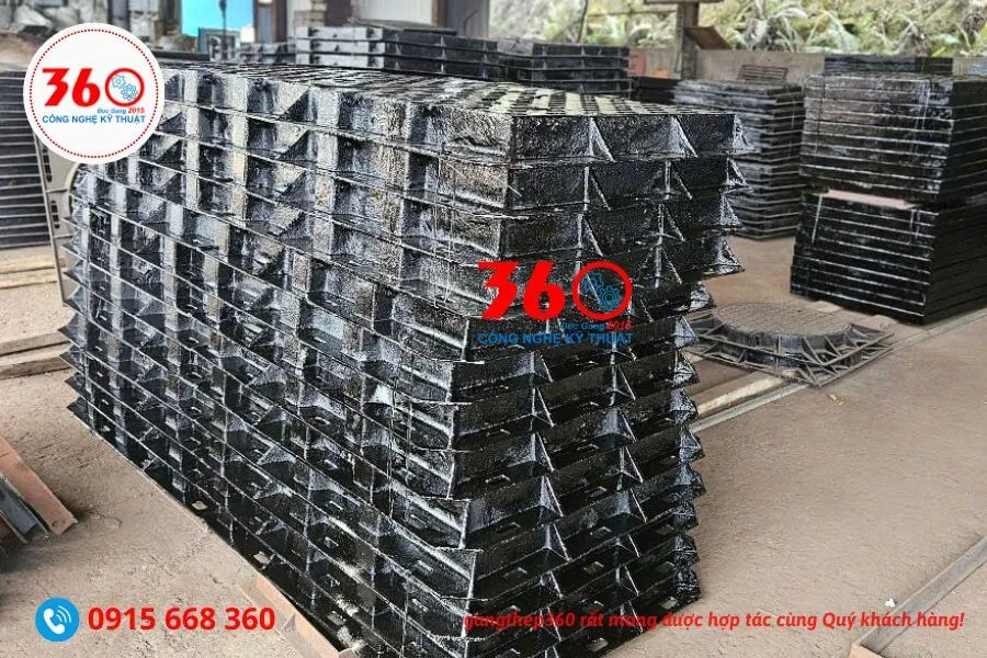 Báo giá nắp bể cáp gang 950x910