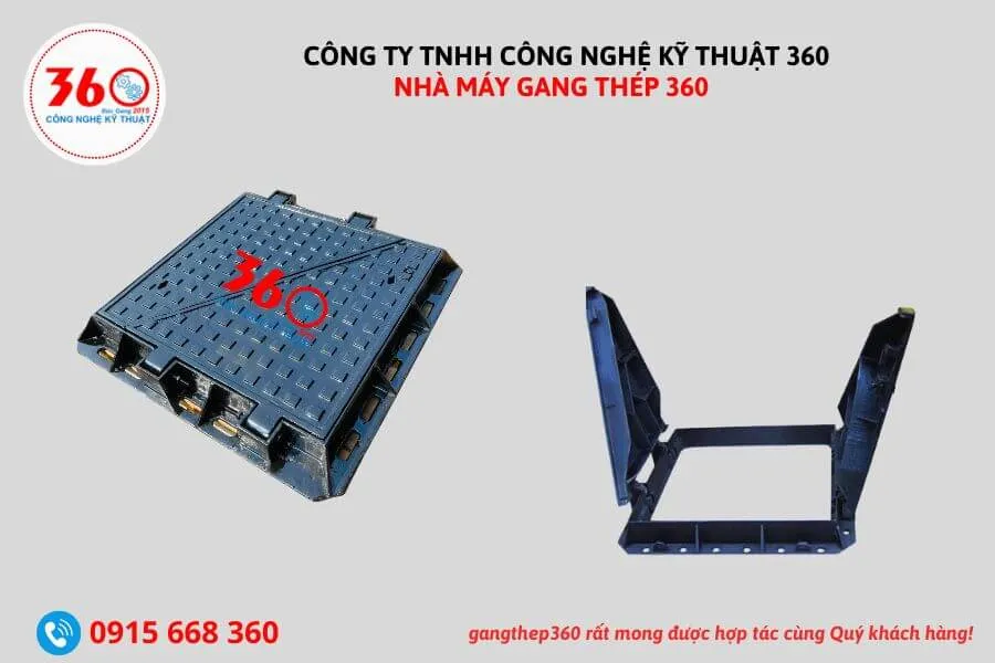 Báo giá nắp bể cáp gang 950x910