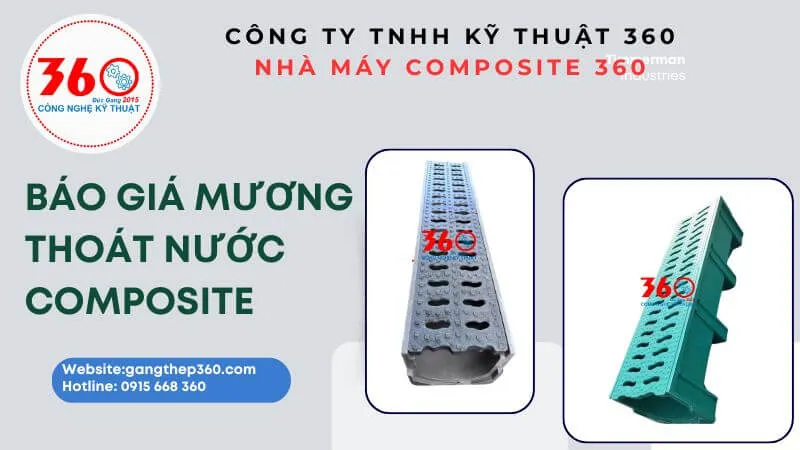 Báo giá nắp mương thoát nước composite