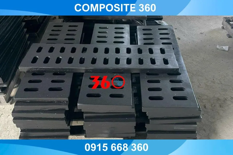 Báo giá song chắn rác compoiste không khung