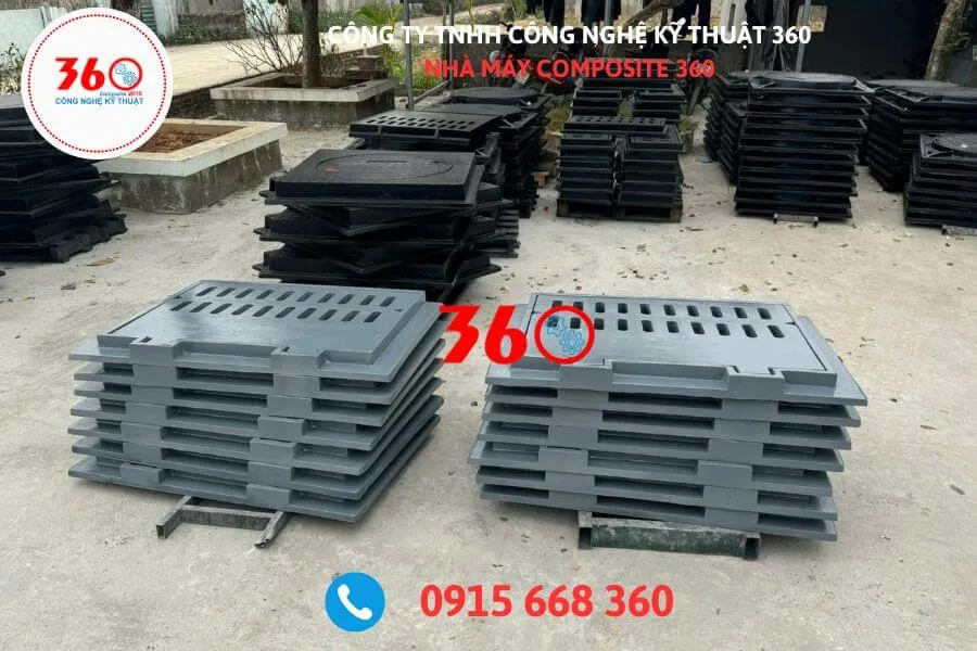 Báo giá song chắn rác compoiste không khung
