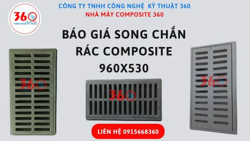 Báo giá song chắn rác composite 960x530
