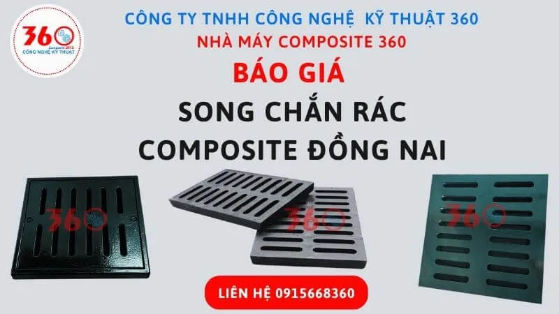 Báo giá song chắn rác composite Đồng Nai