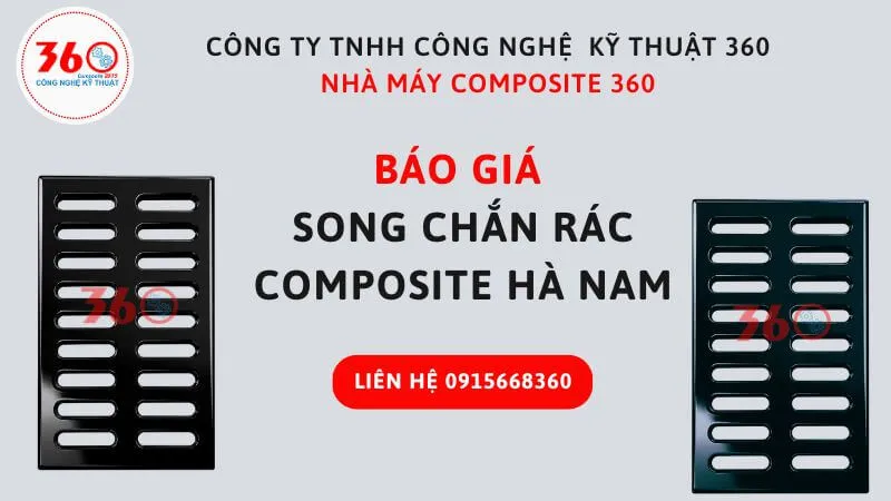 Báo giá song chắn rác composite Hà Nam