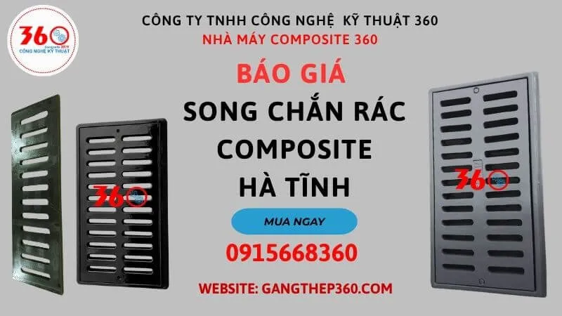 Báo giá song chắn rác composite Hà Tĩnh