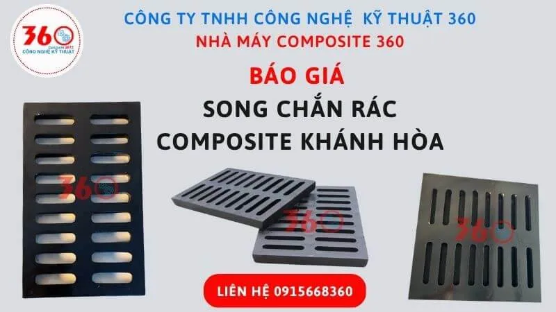 Báo giá song chắn rác composite Khánh Hòa