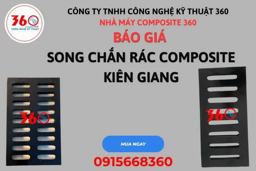 Báo giá song chắn rác composite Kiên Giang