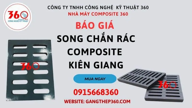 Báo giá song chắn rác composite Kiên Giang