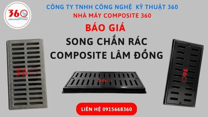 Báo giá song chắn rác composite Lâm Đồng