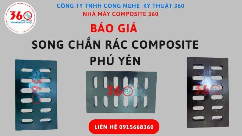 Báo giá song chắn rác composite Phú Yên
