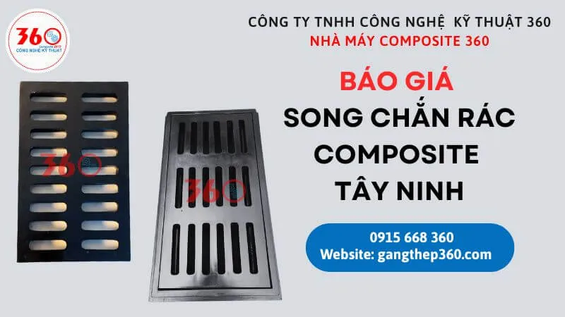 Báo giá song chắn rác composite Tây Ninh