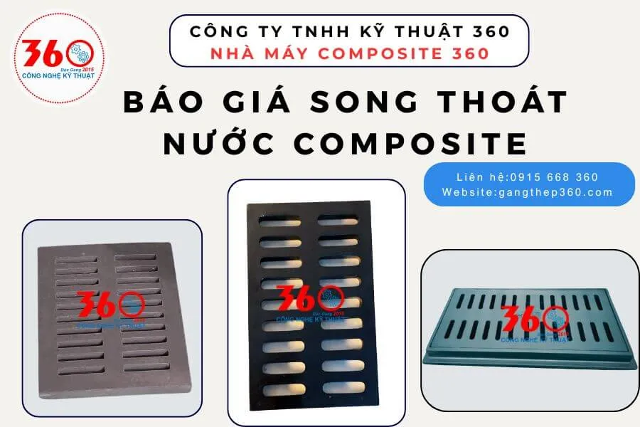 Báo giá song thoát nước composite