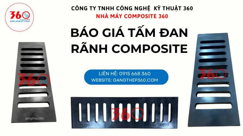 Báo giá tấm đan rãnh composite