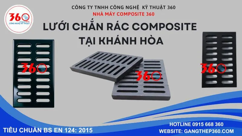 Lưới chắn rác composite tại Khánh Hòa