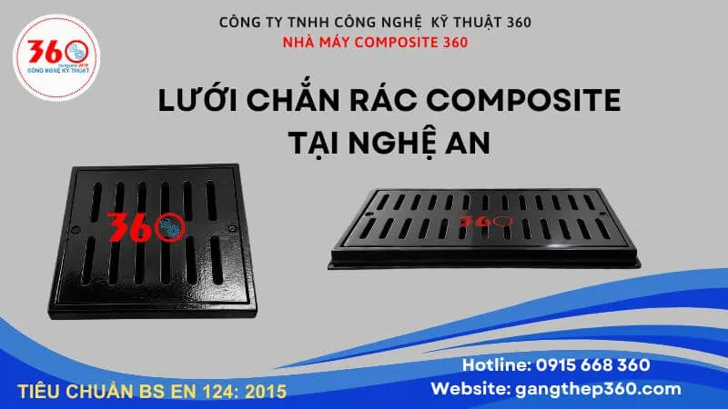 Lưới chắn rác composite tại Nghệ An