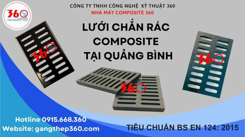 Lưới chắn rác composite tại Quảng Bình