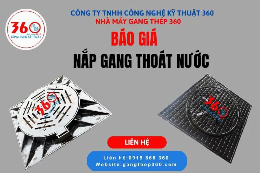 Báo giá nắp gang thoát nước