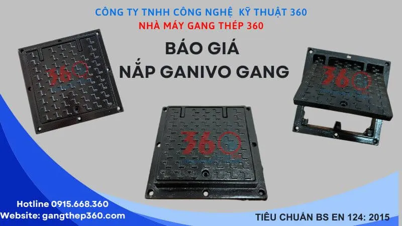 Báo giá nắp ganivo gang