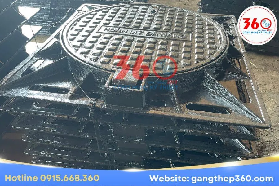 Báo giá nắp hố ga gang D800