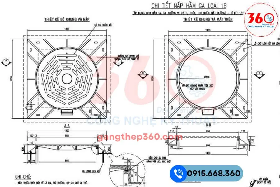 Báo giá nắp hố ga gang Đồng Nai